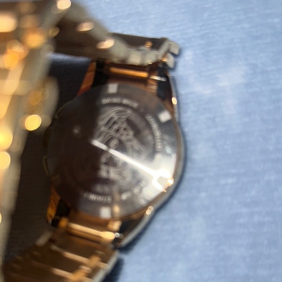 Versace Men's Gold and Black Watch - Picture 8 of 8